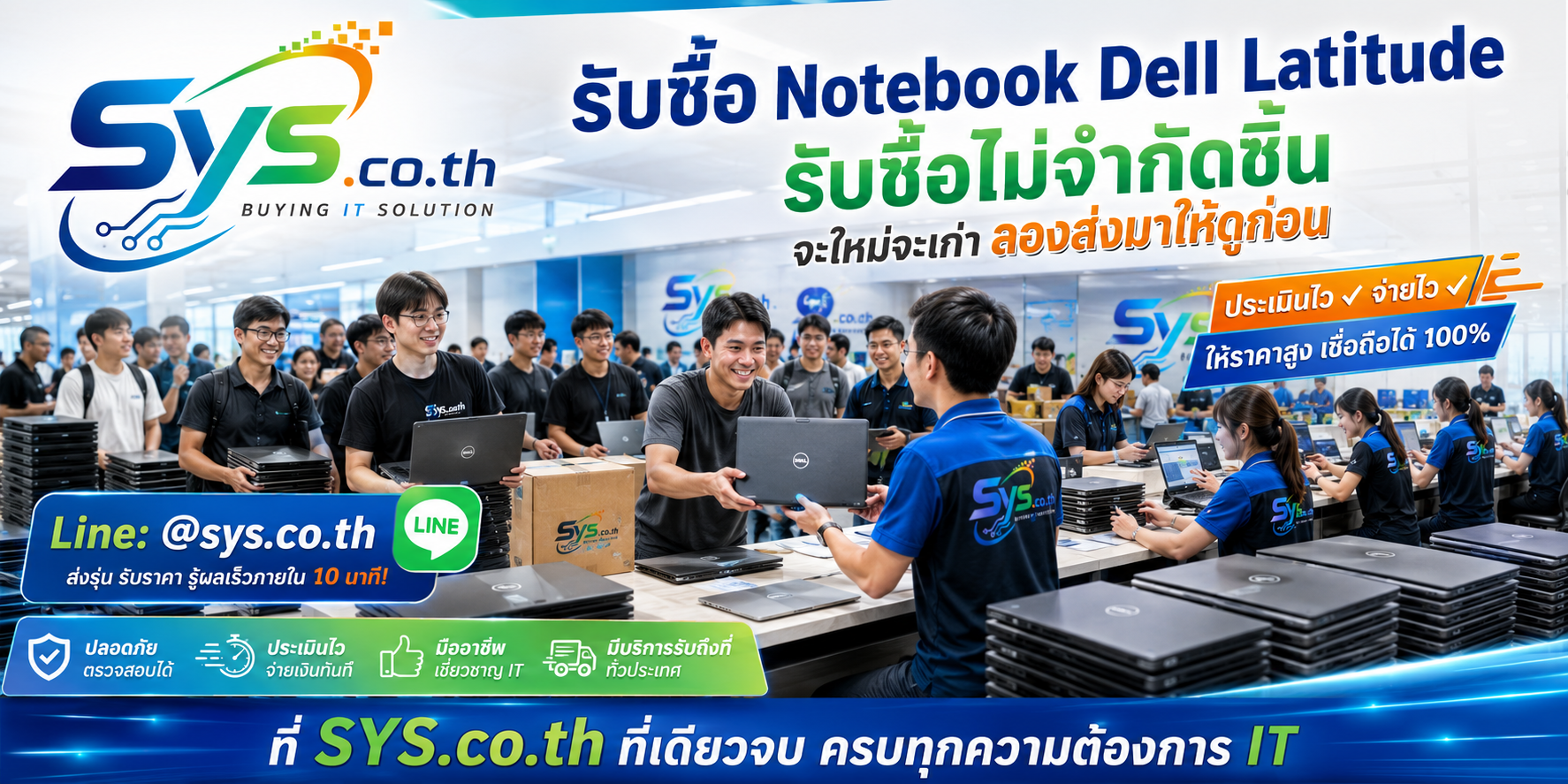 รับซื้อ Notebook Dell Latitude ให้ราคาตามสภาพและความต้องการตลาด